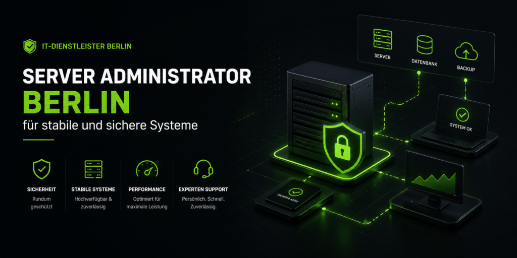 Server Administrator Berlin für stabile und sichere Systeme