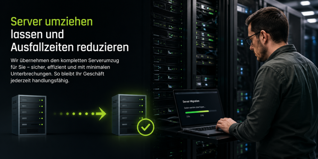 Server umziehen lassen und Ausfallzeiten reduzieren