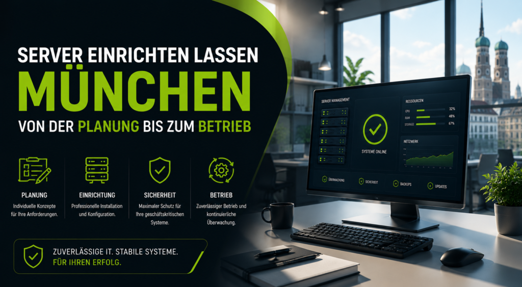 Server einrichten lassen München Von der Planung bis zum Betrieb
