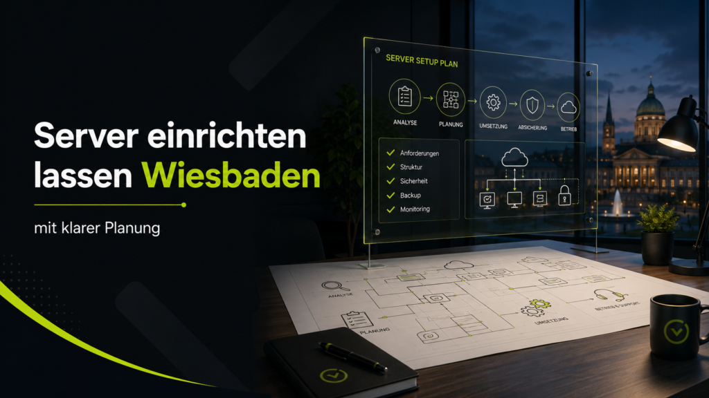 Server einrichten lassen Wiesbaden mit klarer Planung