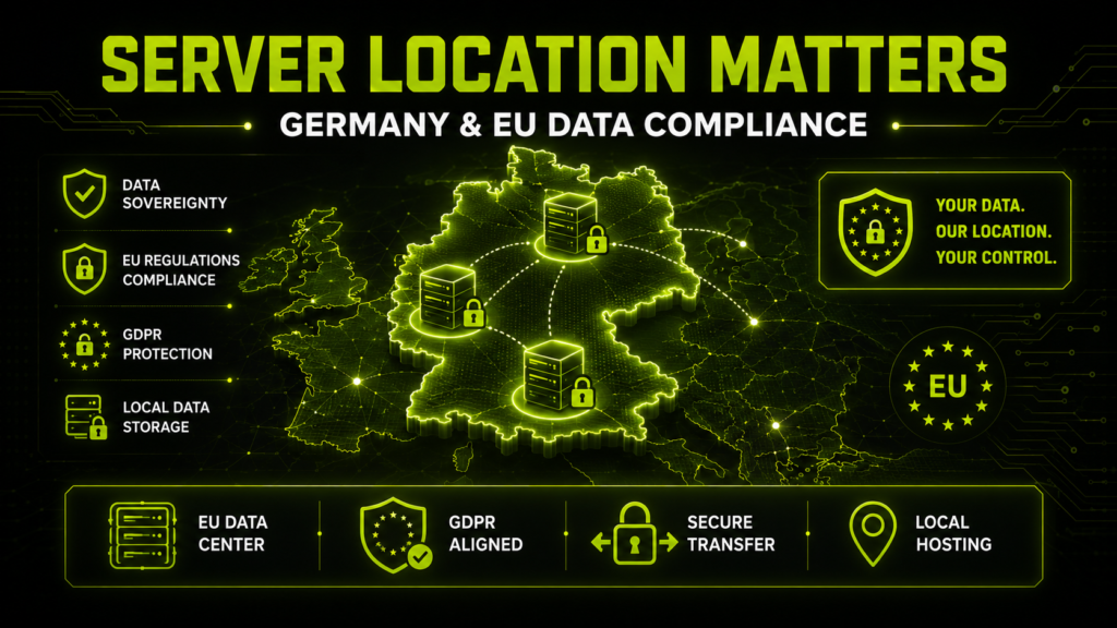 Serverstandort/Datenschutz