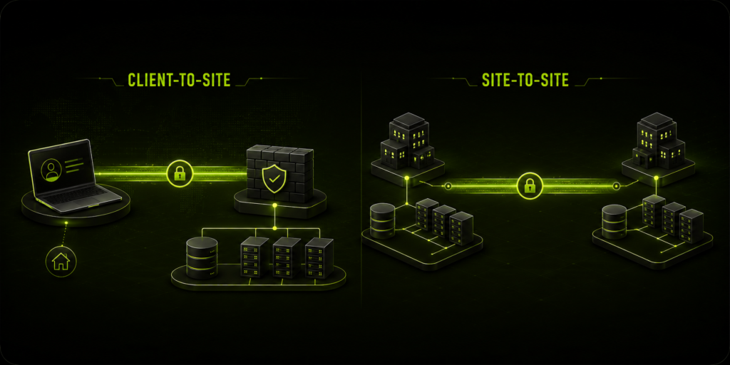 Client-to-Site vs Site-to-Site