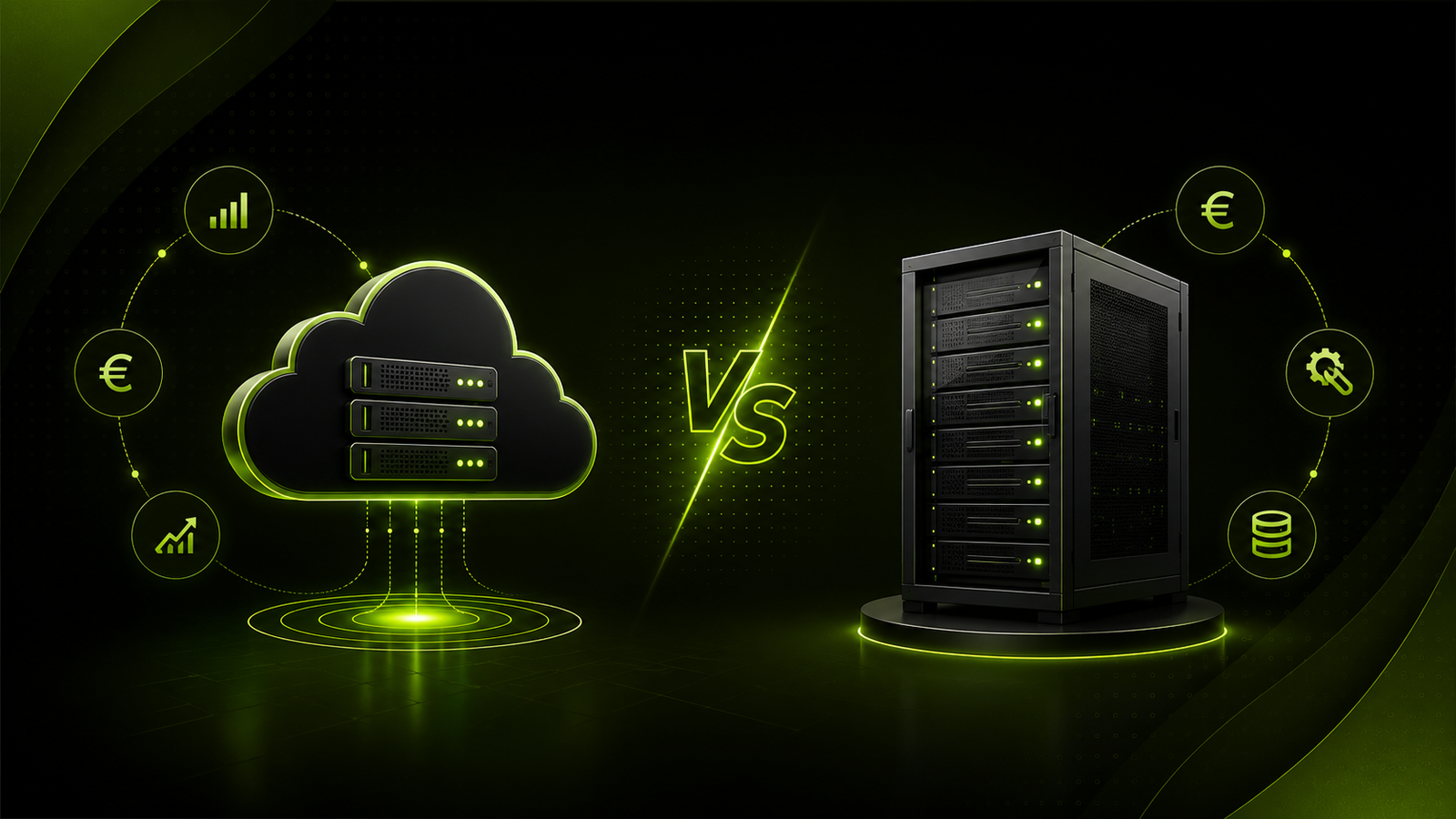Cloud vs. On-Premise Server Kostenvergleich für KMU