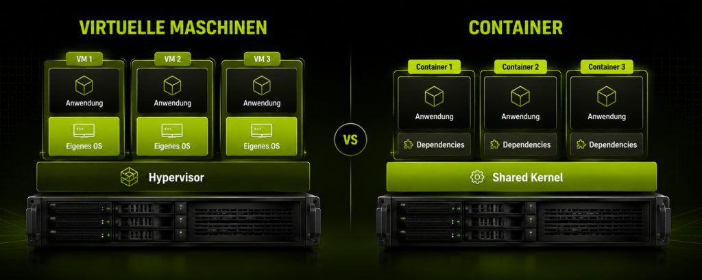 Container vs VM Architecture