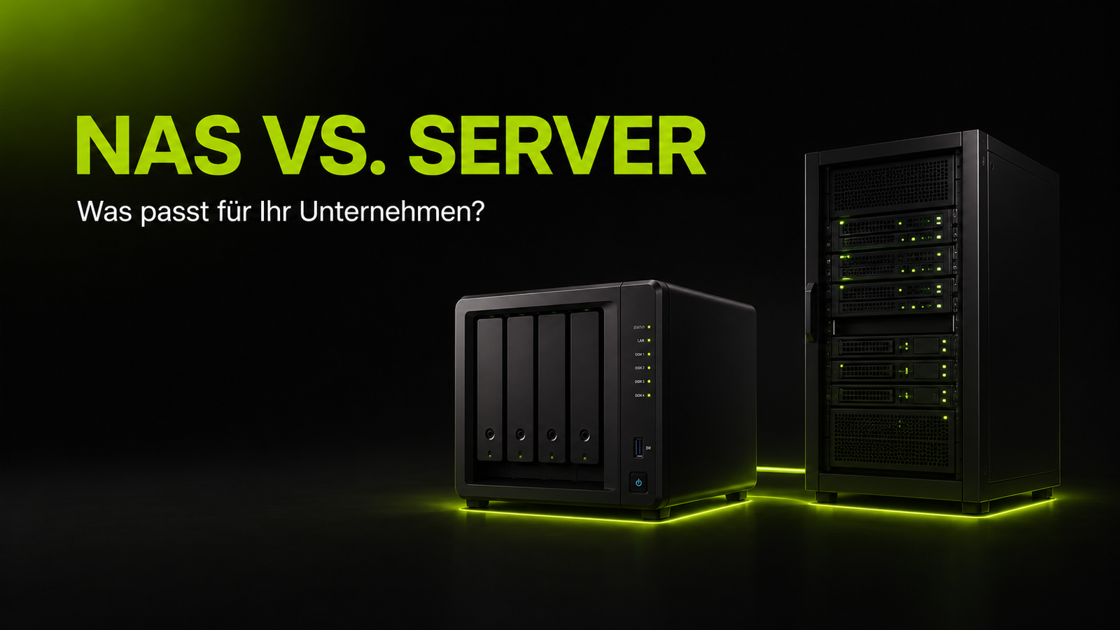 NAS vs. Server Was passt für Ihr Unternehmen?