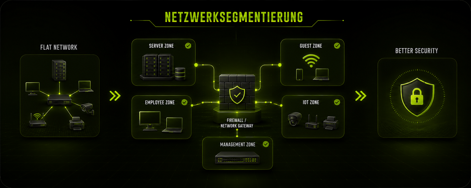Network Segmentation VLAN - ServerAssistenz Network Segmentation VLAN