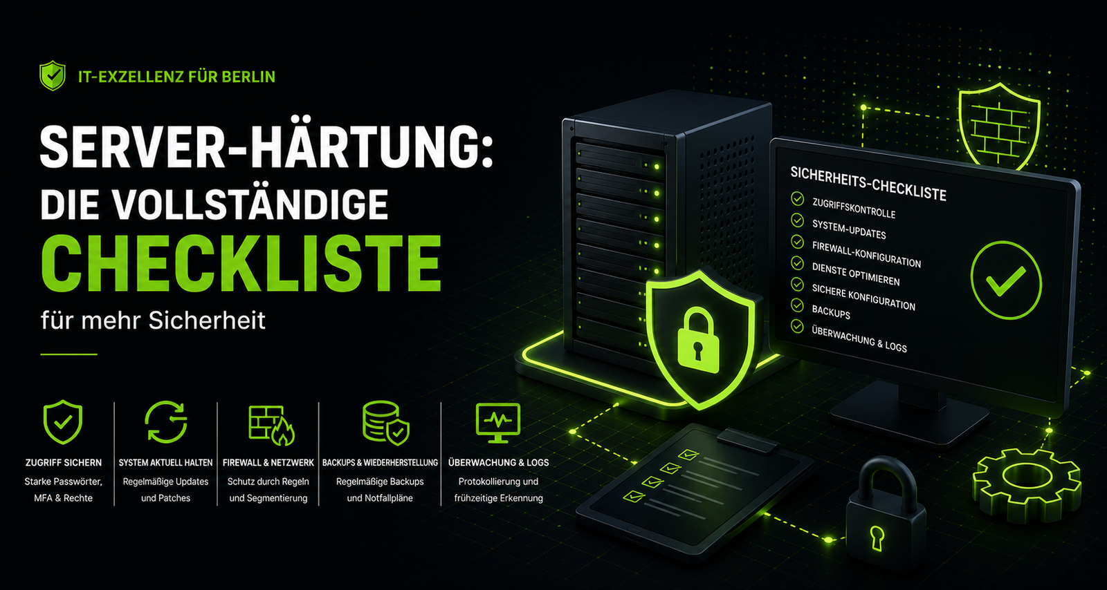 Server-Härtung Checkliste für mehr Sicherheit