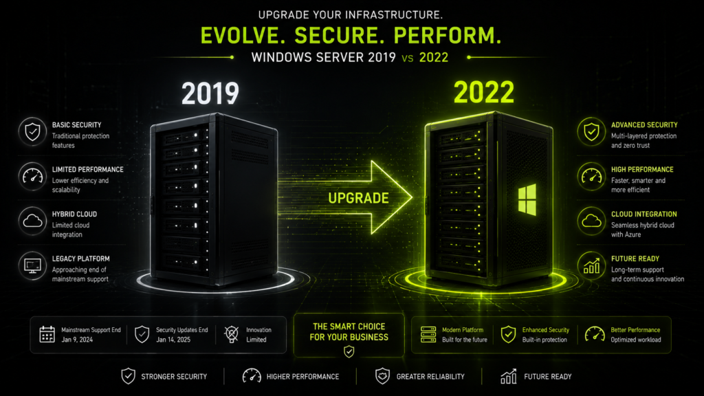 Windows Server 2022 vs 2019