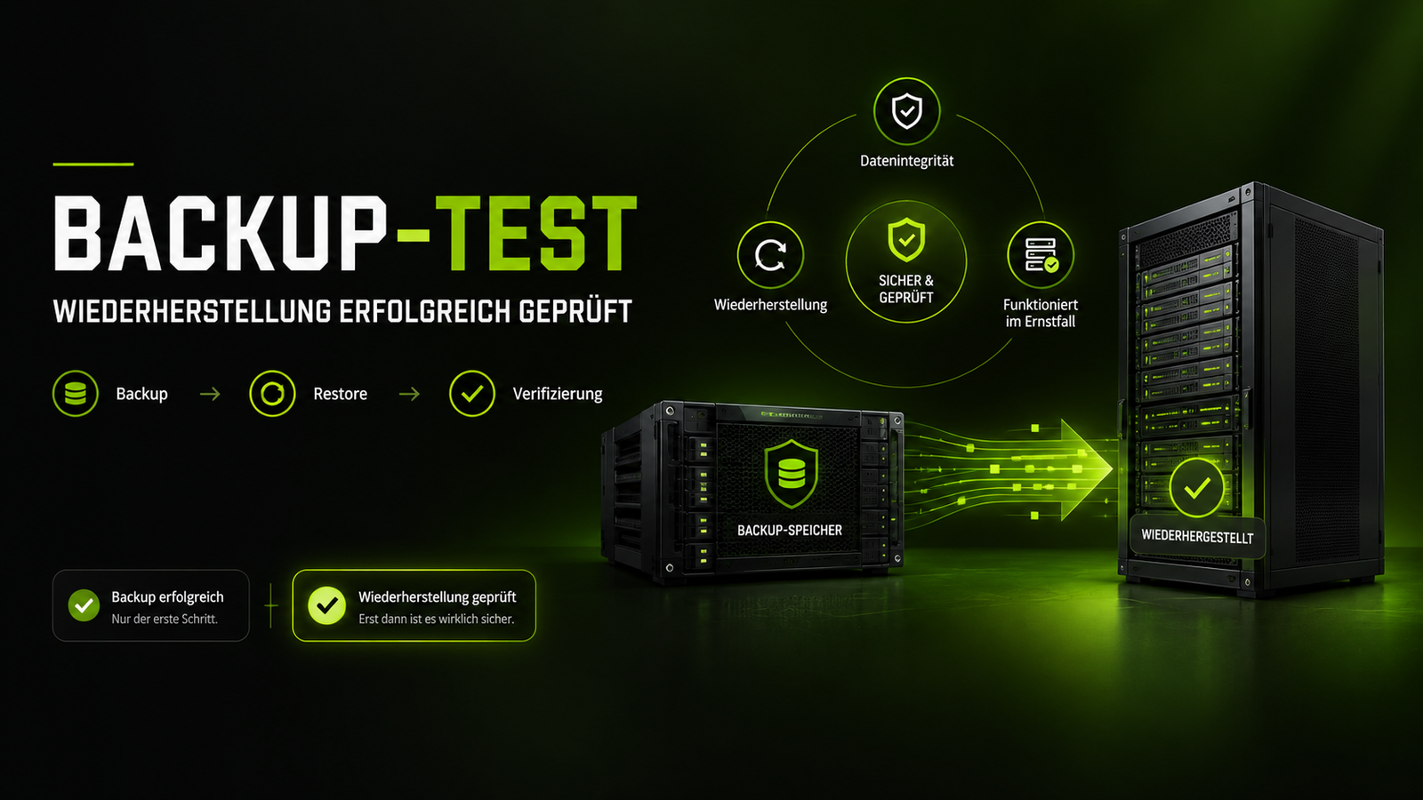 Backup-Test Warum ungetestete Backups gefährlich sind